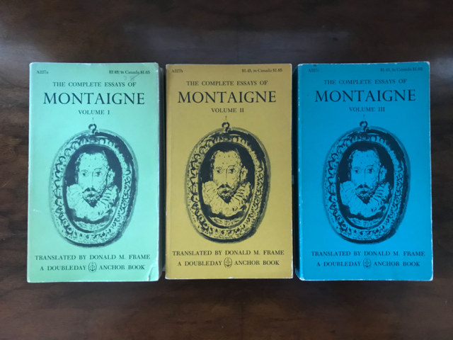 Montaigne paperbacks