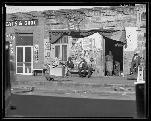 Sidewalk Scene, Selma, Alabama