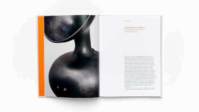 Magdalene Odundo: A Dialogue with Objects - Synthesis and Silence 2 page spread.