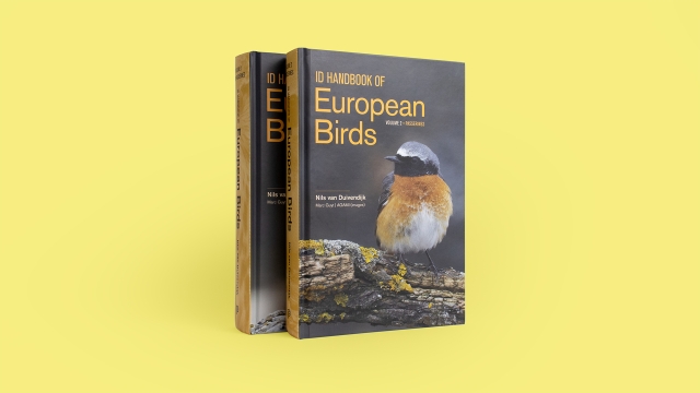 ID Handbook of European Birds Volumes I and II front covers.