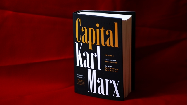 Capital, Karl Marx - 3D front cover.