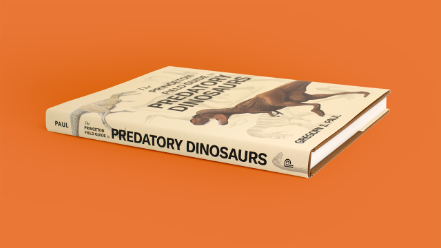 The Princeton Field Guide to Predatory Dinosaurs - book spine.