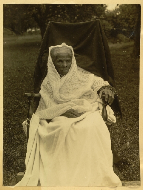 grandmother sitting in chair