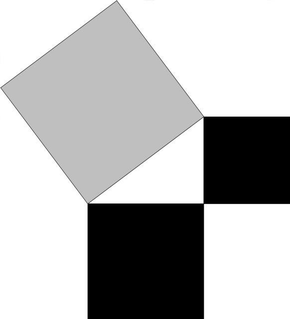 gray and black squares